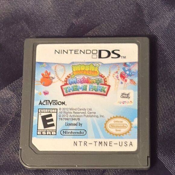 Nintendo DS Moshi Monsters Theme Park Game - Gray no box - Picture 2 of 4